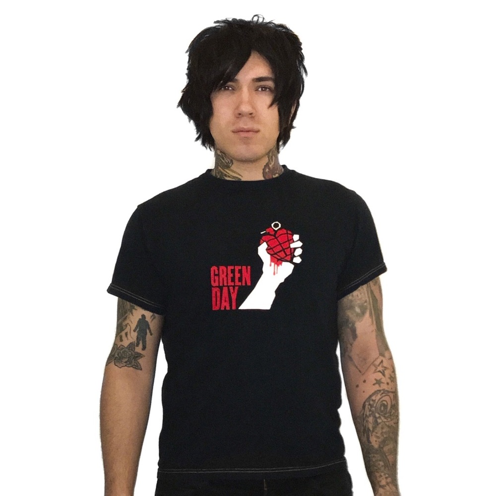 Green Day American Idiot 2004 Tour Shirt w/ dates